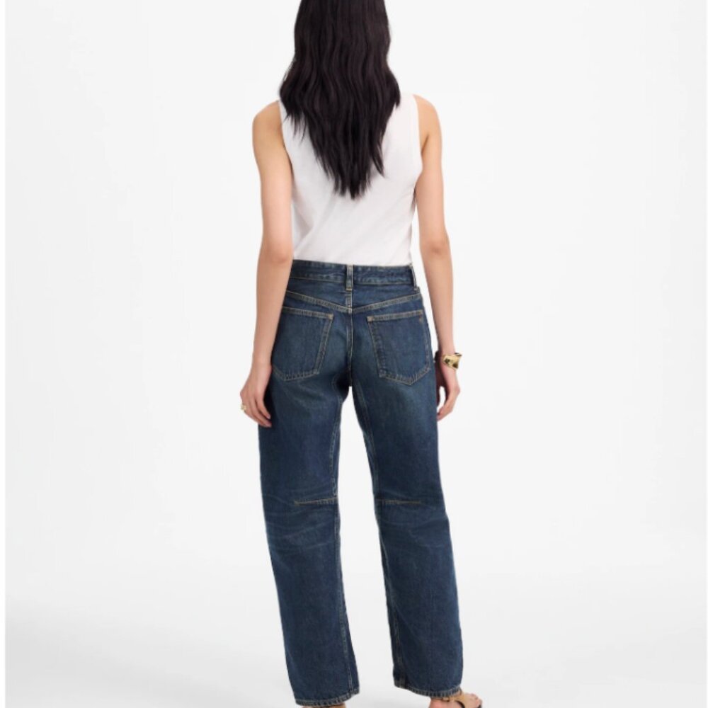 Madewell Darted Barrel-Leg Jeans in Danver Wash – Size 26P – Like New - Picture 4 of 12